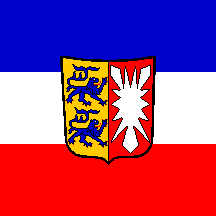 [Car Flag for the Prime Minister 1952-1957 (Schleswig-Holstein, Germany)]